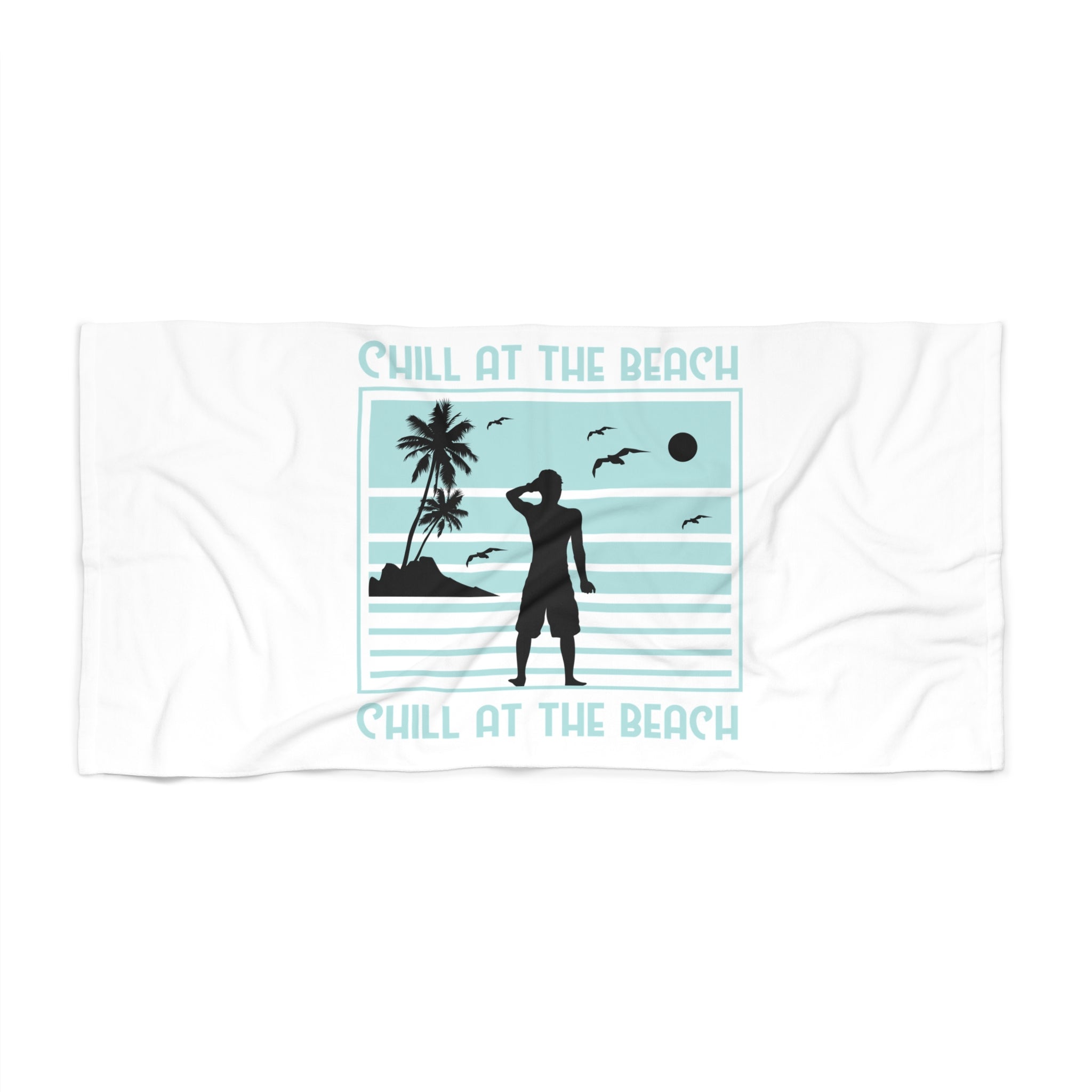 Beach Towel - Tropical Vibes, Summer Must-Have, Ocean Lover Gift, Beach Blanket, Pool Towel, Holiday Essential